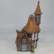 3D4U - Spire Roof House - Medieval Town