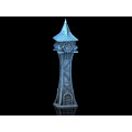 3D4U - Clock Tower - Medieval Town 0