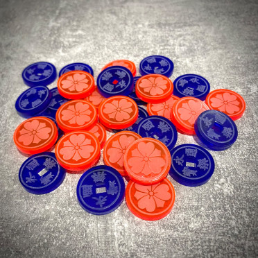 Le Château Blanc Duel - Jetons en acrylique