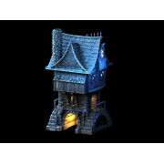 3D4U - Two Story Gabled Dwelling - Medieval Town Set
