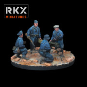 RKX Miniatures - Kriegsmarine MG Team- German WW2