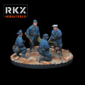 RKX Miniatures - Kriegsmarine MG Team- German WW2 0