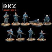 RKX Miniatures - Kriegsmarine Squad - German WW2
