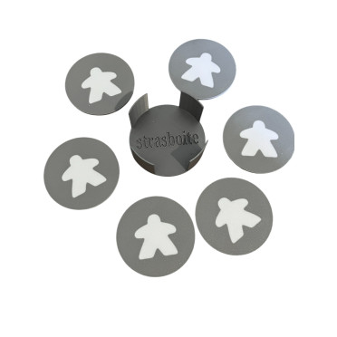 Pack de Sous-verres Meeple