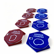 4 Deluxe Health & Horror Trackers for Arkham Horror LCG