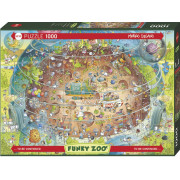 Puzzle - Funky Zoo Cosmic Habitat - 1000 Pi&egrave;ces