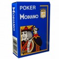 Jeu de 54 cartes Modiano format poker - Bleu clair 0