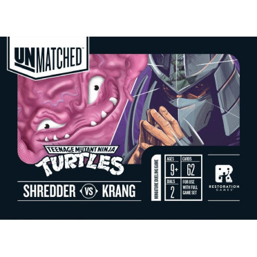 Unmatched Adventures: TMNT – Shredder & Krang Hero Decks