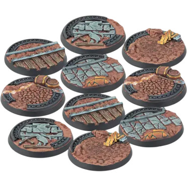 Warcrow - 30mm Mounthaven Scenery Bases, Alpha Series