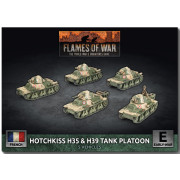 Flames of War - Blitzkrieg - Hotchkiss H35 & H39 Tank Platoon