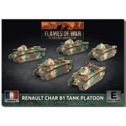 Flames of War - Blitzkrieg - Renault Char B1 Tank Platoon