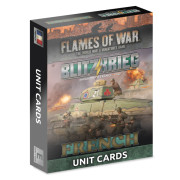 Flames of War - Blitzkrieg - French Unit Cards - Limited Edition