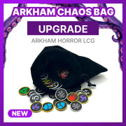 Arkham Horror LCG - Chaos bag and 74 tokens