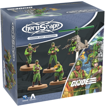 G.I. JOE Heroscape: Greenshirts & Battle Copter Common Army Expansion