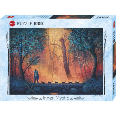 Boite de Puzzle - Inner Mystic Woodland March - 1000 Pièces - Occasion