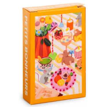 Boite de Mini puzzle - Petits Bonheurs - 99 pièces