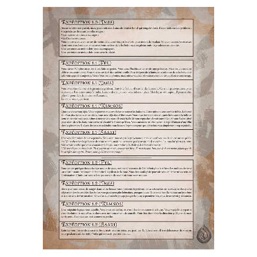 Boite de L'Etreinte des ronces - Aides de jeu