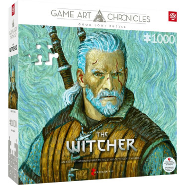 Boite de Puzzle - Geralt of Rivia & Vincent Van Gogh - Puzzle 1000 Pieces