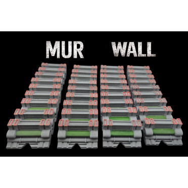 Boite de Kit de murs peints compatible avec Nemesis Retaliation