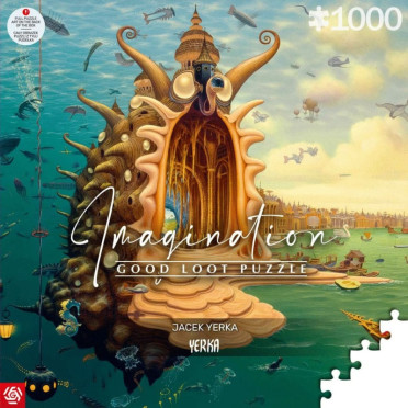 Boite de Puzzle - Jacek Yerka - Harbor - 1000 pièces