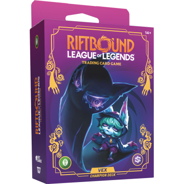 Boite de Riftbound: League Of Legends - Set 3: Déchaînement - Deck - Vex