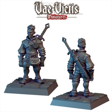 Boite de Vae Victis - Humains - Jeune Mercenaire