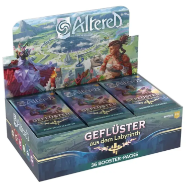 Boite de Altered - Geflüster aus dem Labyrinth - 36 Boosters Display