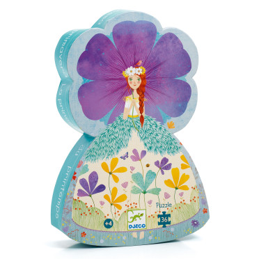 Boite de Puzzle Silhouette - La Princesse du Printemps – 36 Pièces