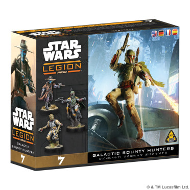 Boite de Star Wars: Legion –Galactic Bounty Hunters