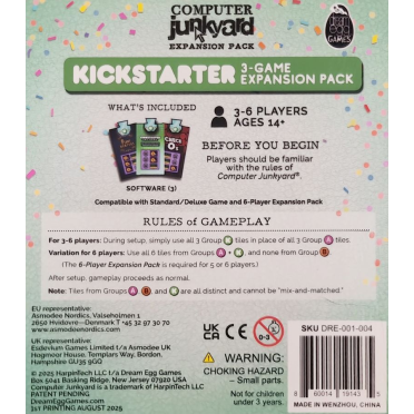 Boite de Computer Junkyard: Kickstarter 3-Game Expansion Pack