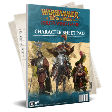 Boite de Warhammer: the Old World Roleplaying Game - Character Sheet Pad