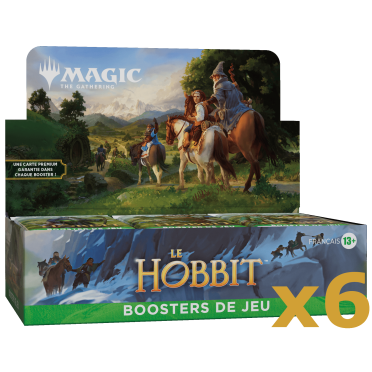 Boite de Magic: The Gathering - Le Hobbit - Lot de 6 Boites de 30 boosters de jeu