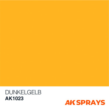 Boite de Dunkelgelb color Spray 150ml