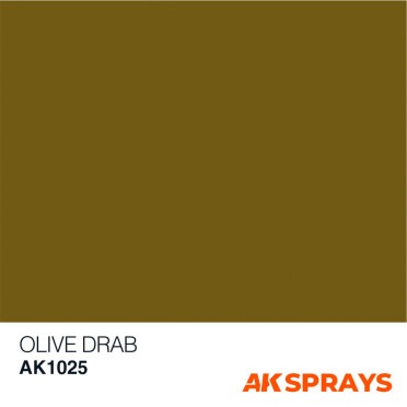 Boite de Olive Drab color Spray 150ml