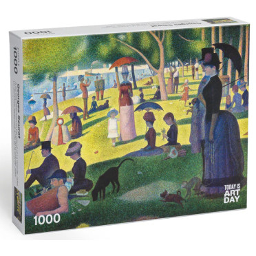 Boite de Puzzle - Georges Seurat - Un Dimanche après-midi à l'île de La Grande Jatte - 1000 pièces - Occasion