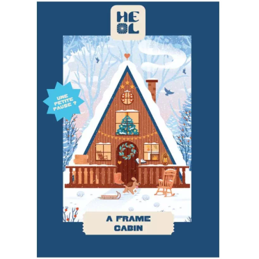 Boite de Mini puzzle - A Frame Cabin – 99 pièces