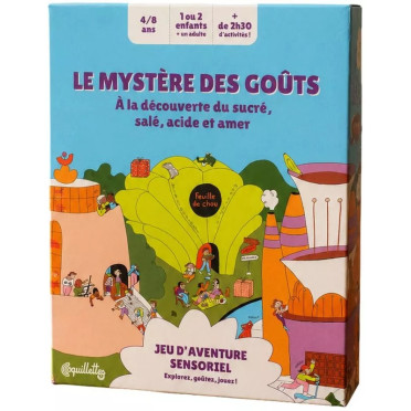 Boite de Le Mystère des Goûts - A la Découverte du Sucré, Salé, Acide et Amer
