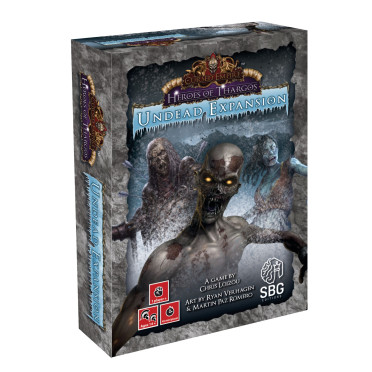 Boite de Heroes of Thargos version anglaise — Extension Morts-Vivants