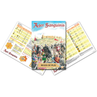 Boite de Rulebook for Ager Sanguinis 1.1 + Playsheets 1&2