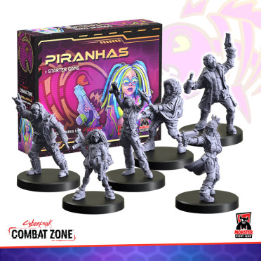 Boite de Cyberpunk Red - Combat Zone - Piranhas Starter Gang