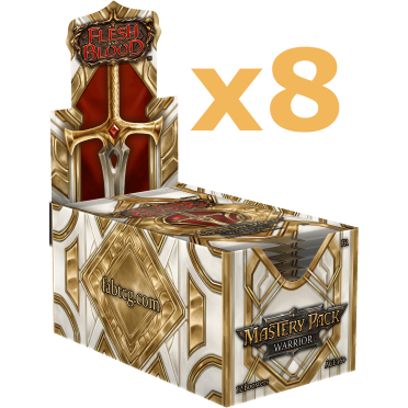 Boite de Flesh & Blood - Mastery Pack: Warrior - Pack of 8 Displays