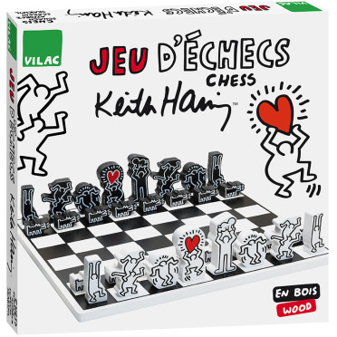 Boite de Jeu d'échec Keith Haring