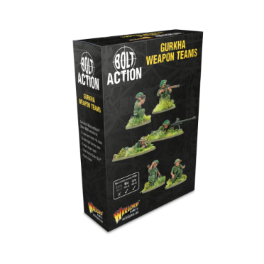 Boite de Bolt Action - Commonwealth - Gurkha Weapon Teams