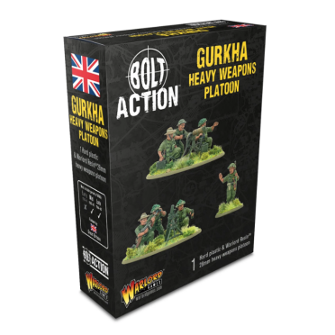 Boite de Bolt Action - Commonwealth - Gurkha Heavy Weapons Platoon