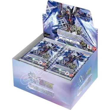 Boite de Gundam Card Game - Freedom Ascension - Display