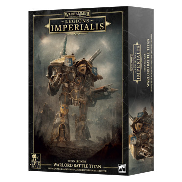 Boite de The Horus Heresy : Legions Imperialis - Warlord Titan with Quake Cannon and Conversion Beam Extirpator