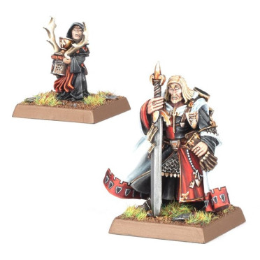 Boite de Warhammer - The Old World : Royaume de Bretonnie - Seigneur avec Arme Lourde