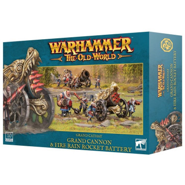 Boite de Warhammer - The Old World - Grand Cathay : Grand Canon et Batterie de Fusées Pluie de Feu