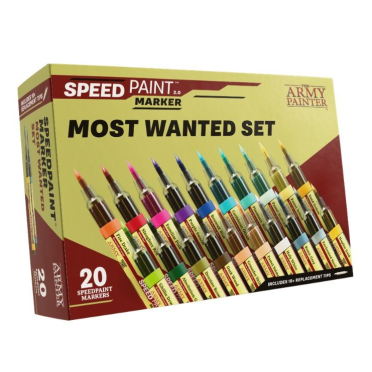 Boite de Army Painter - Speedpaint Markers Most Wanted Set