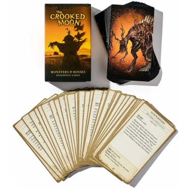 Boite de The Crooked Moon - Monsters & Bosses Reference Card Deck